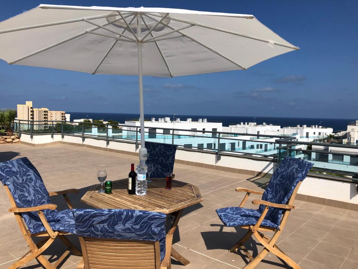 Apartament Atico Pinar De Garrucha Con Vistas Al Mar-Gran Terraza Zewnętrze zdjęcie