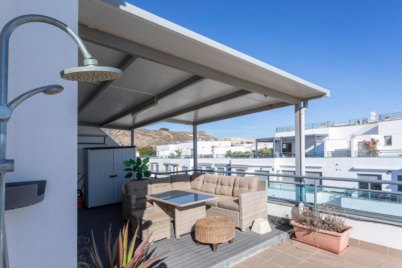 Apartament Atico Pinar De Garrucha Con Vistas Al Mar-Gran Terraza Zewnętrze zdjęcie